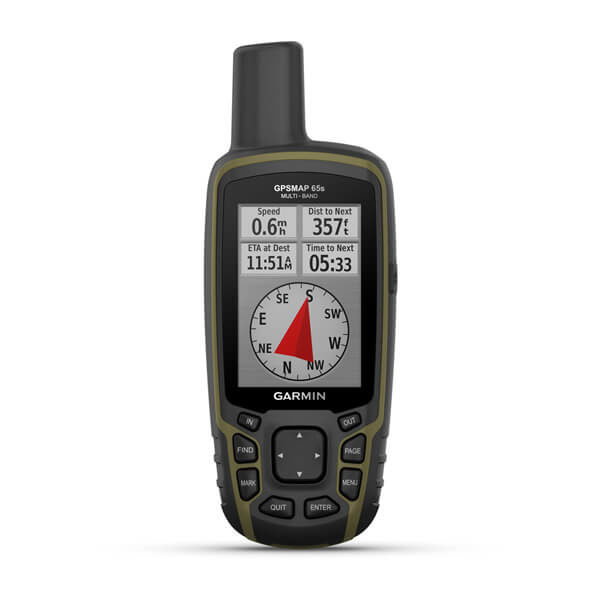 GPSMAP® 65s Multi-Band/Multi-GNSS Handheld with Sensors